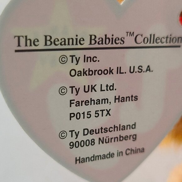 TY BEANIE BABY "ROARY"THE LION -1996 PVC PELLETS MINT WITH TAG RETIRED VTG - Picture 4 of 12